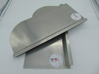 A Set Of Deep Fryer Splash Guard 1/2" Insert Channel (Stainless Steel)