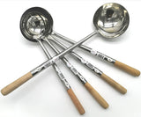 12 oz Chinese Cooking Ladle(Width: 5-1/2" x Length: 19-3/4") Size: X-Large