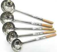 6 oz Chinese Cooking Ladle(Width: 4-1/4" x Length: 17") Size: Small