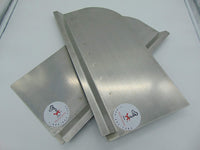 A Set Of Deep Fryer Splash Guard 1/2" Insert Channel (Stainless Steel)