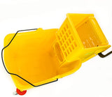36 Quart Mop Bucket with Side-Press Wringer, Yellow