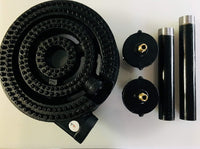 12 Inches Three Ring Burner (Natural Gas) (110.000 BTU)