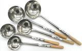 6 oz Chinese Cooking Ladle(Width: 4-1/4" x Length: 17") Size: Small
