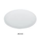 Yanco AC-9-C 9" Coupe Rimless Buffet . Lunch Plate  *(24 Piece of Case)