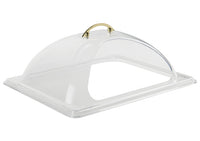 Half Size Polycarbonate Dome Cover with Side Cut