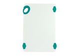 STATIK BOARD™ Green Rectangular Cutting Board with Hook *12"W x 18"L x 1/2"H