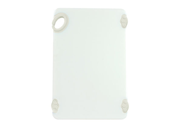 STATIK BOARD™ White Rectangular Cutting Board with Hook *12"W x 18"L x 1/2"H