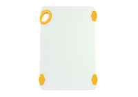 STATIK BOARD™ Yellow Rectangular Cutting Board with Hook *12"W x 18"L x 1/2"H