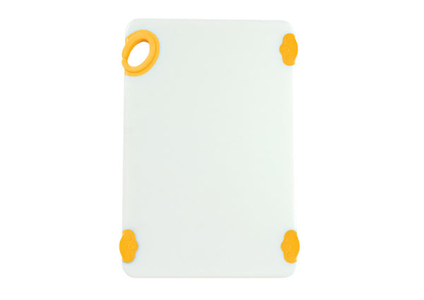 STATIK BOARD™ Yellow Rectangular Cutting Board with Hook *12"W x 18"L x 1/2"H