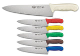 8" Wide Chef's Knife / White