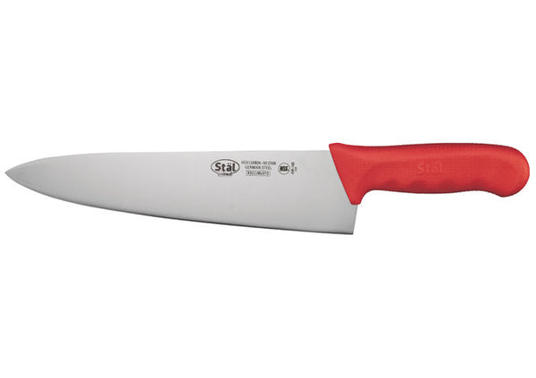 10" Wide Chef's Knife / Red