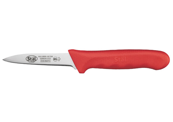 3-1/4″ Paring Knife / Red / 2-Pieces of Pack