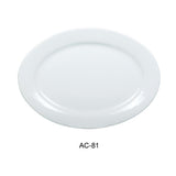 Yanco AC-81 18" x 13" Oval Platter *(6 Piece of Case)