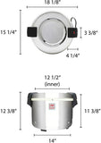 Thunder Group SEJ20000 Stainless Steel 30-Cup Rice Warmer