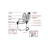 Inner Lid Replacement for Rice Warmers
