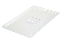 Full Size Polycarbonate Food Pan Cover - Slotted
