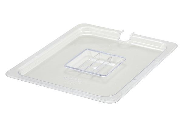 Half Size Polycarbonate Food Pan Cover - Slotted