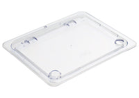 Half Size Polycarbonate Food Pan Cover - Hinged