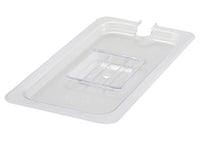 Third Size Polycarbonate Food Pan Cover - Slotted