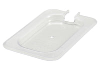 Ninth Size Polycarbonate Food Pan Cover - Slotted