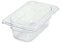 Ninth Size Polycarbonate Food Pan 2-1/2" Deep