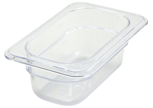 Ninth Size Polycarbonate Food Pan 2-1/2" Deep