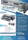 DCB72-D4 Chef Base Refrigerator with 4 Drawers