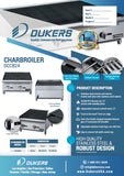 Dukers DCCB24 24 in. W Countertop Char broiler
