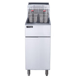 Dukers DCF3-NG Natural Gas Fryer with 3 Tube Burners