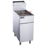 Dukers DCF3-NG Natural Gas Fryer with 3 Tube Burners