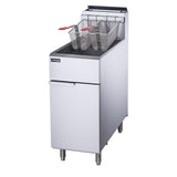 Dukers DCF3-NG Natural Gas Fryer with 3 Tube Burners
