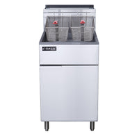 Dukers DCF5-NG Natural Gas Fryer with 5 Tube Burners