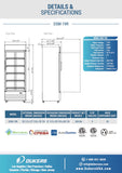 DSM-19R Commercial Single Glass Swing Door Merchandiser Refrigerator
