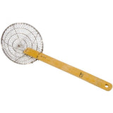 iPro Kitchenware 10" Coarse Mesh Stainless Steel Skimmer With Bamboo Handle