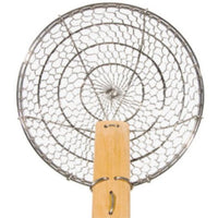 iPro Kitchenware 6" Coarse Mesh Stainless Steel Skimmer With Bamboo Handle