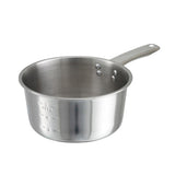 2 qt Stainless Steel Saucepan w/ Solid Stainless Steel Riveted Handle / Pack of 4