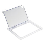 Half Size Polycarbonate Food Pan Cover - Hinged